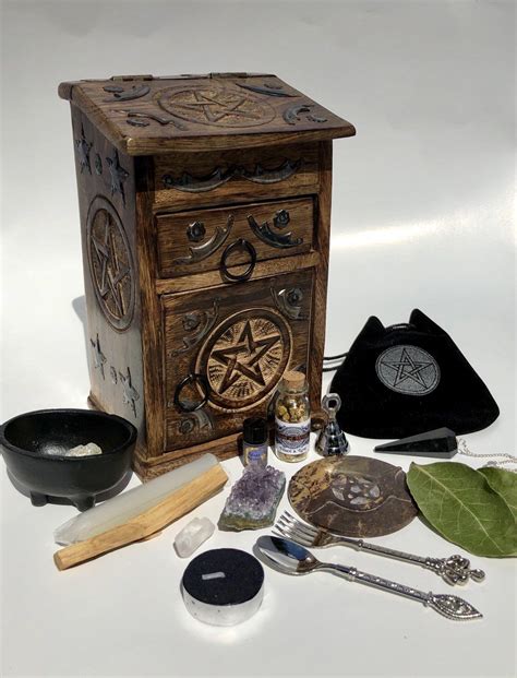 Wiccan cabinet and lumber detergent